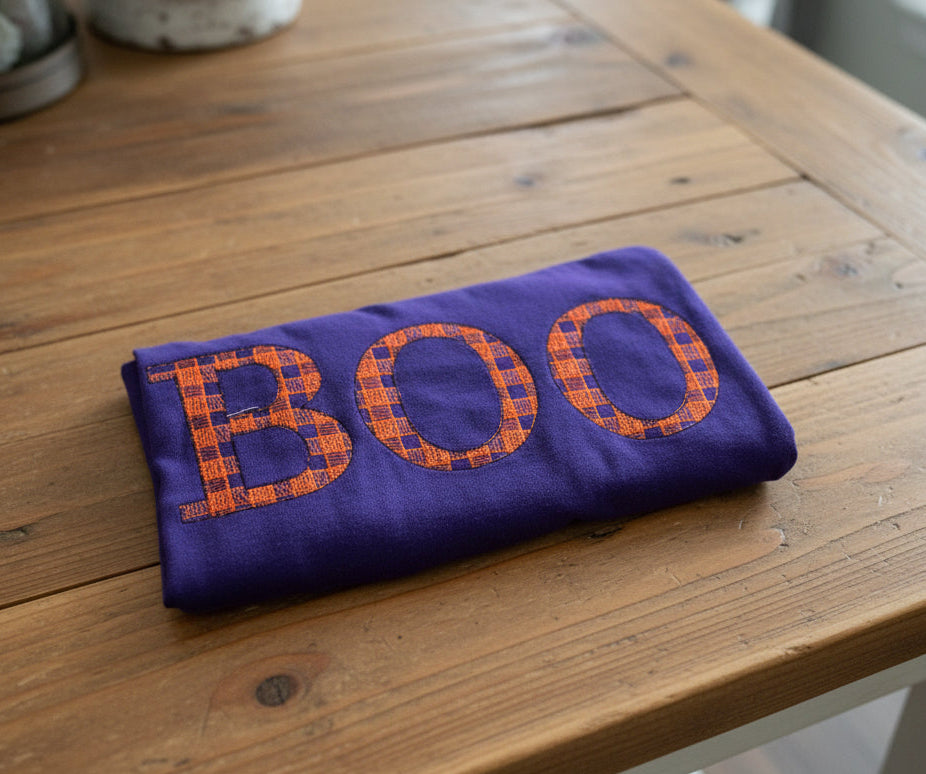 RTG | Gingham patterned BOO {Large}