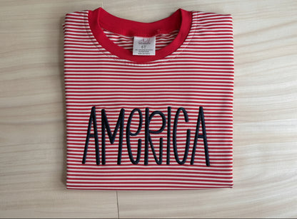 RTG | America Striped Shirt 5T