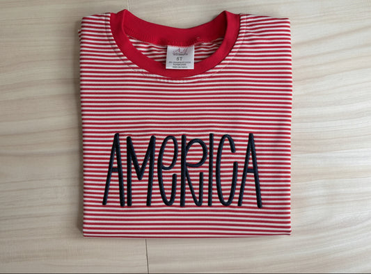 RTG | America Striped Shirt 5T