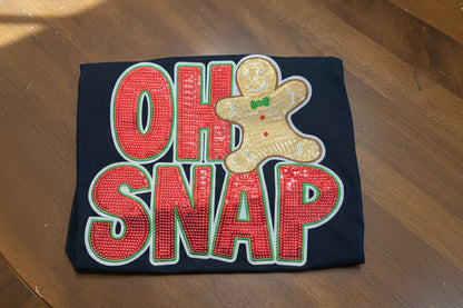 RTG | Oh Snap Gingerbread Sequin Shirt