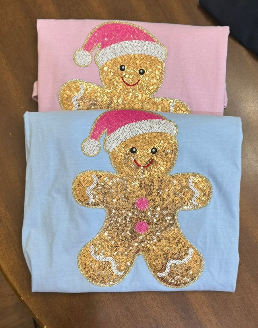 RTG | Gingerbread Girl Sequin T-Shirt {XL}