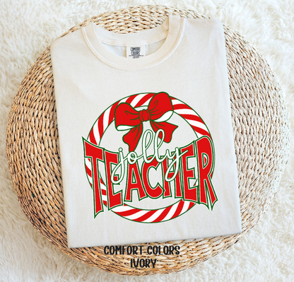 Circle Candy Cane | Jolly Teacher