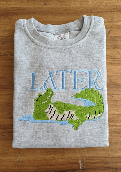 Later Gator Embroidered T-Shirt