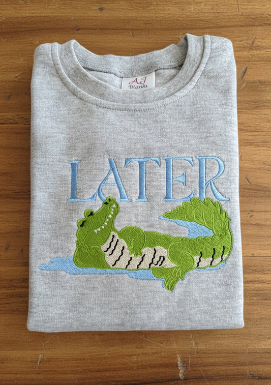 Later Gator Embroidered T-Shirt