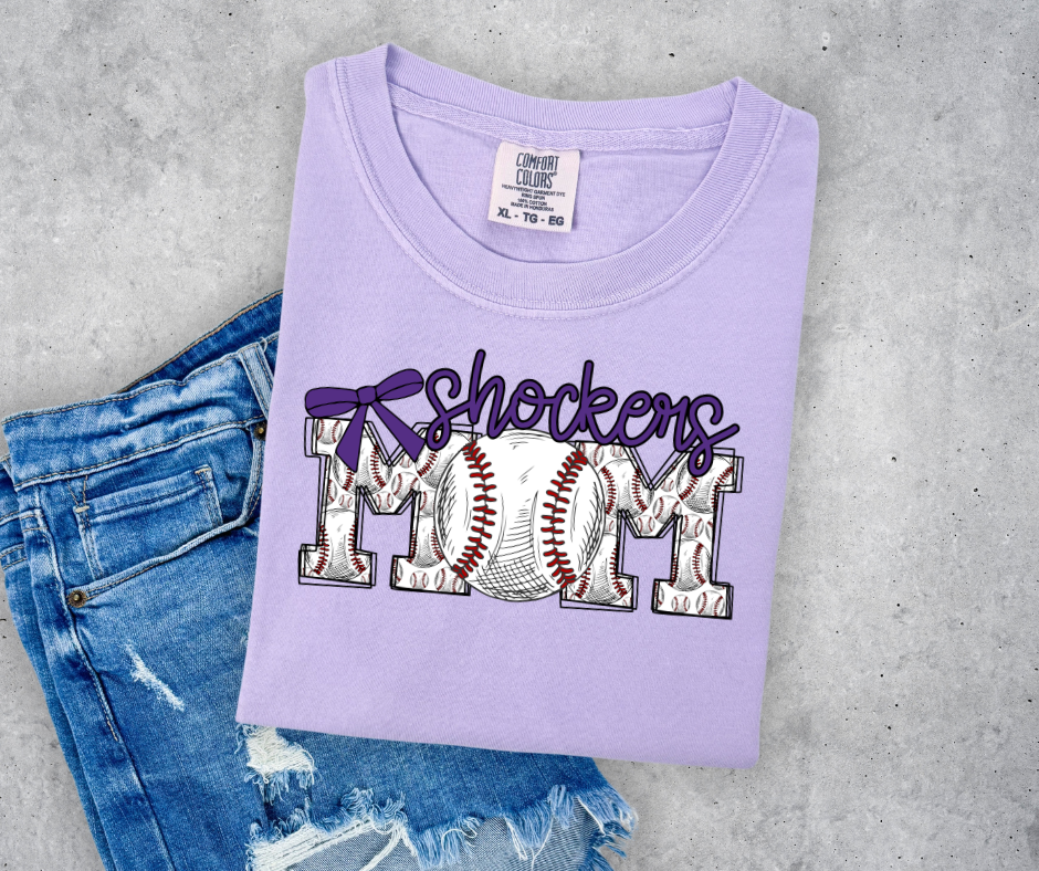 Shockers Mom w/Baseball