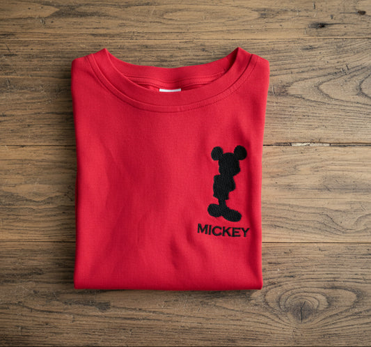 RTG | Mouse Silhouette Red Shirt {4T}