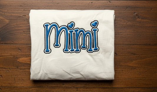 Mimi Puff Embroidery with Outline Stitch