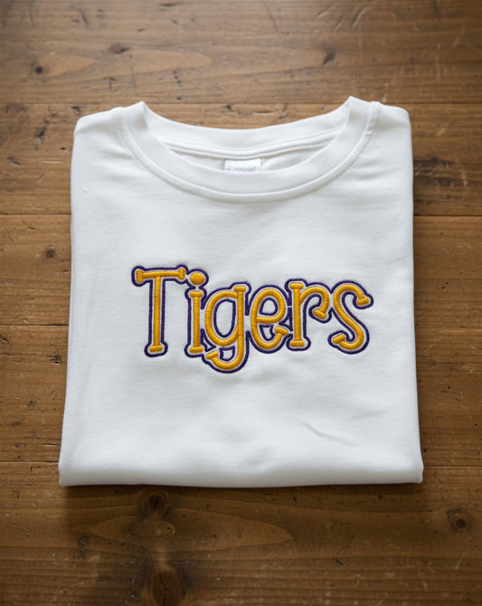 RTG | Tigers Gold Puff with Outline  {Youth 5}