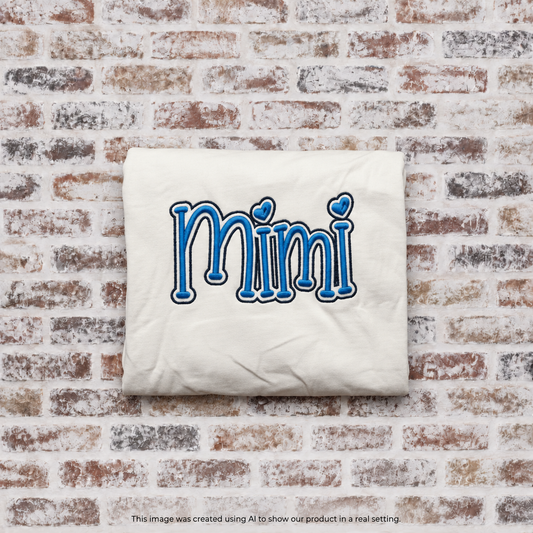 Mimi Puff Embroidery with Outline Stitch