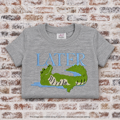 Later Gator Embroidered T-Shirt