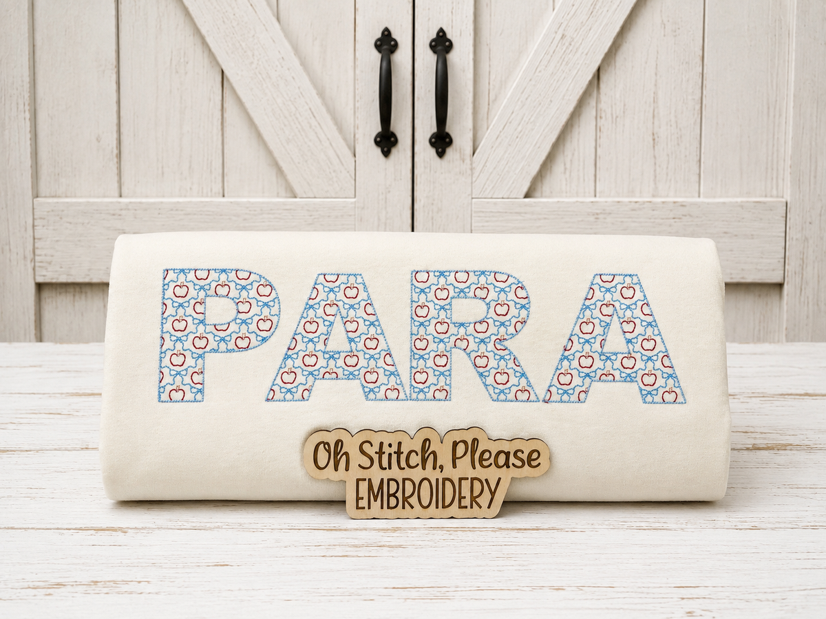 Para Grand Millennial with Apples & Bows