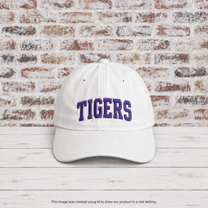 RTG | Tigers in Athletic Varsity Font Embroidered Hat