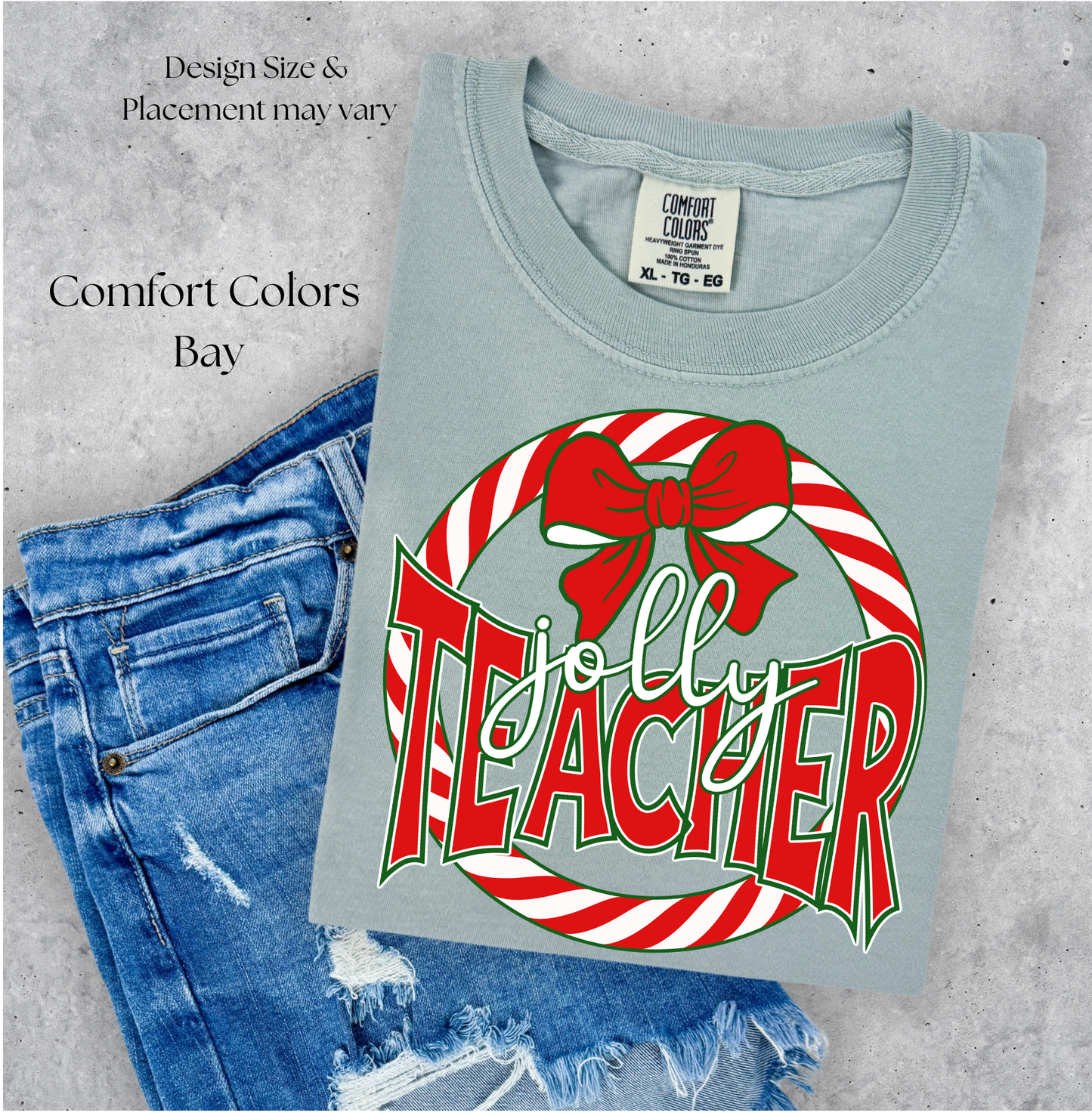 Circle Candy Cane | Jolly Teacher