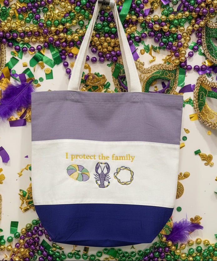 I Protect The Family | King Cake, Crawfish, Beads