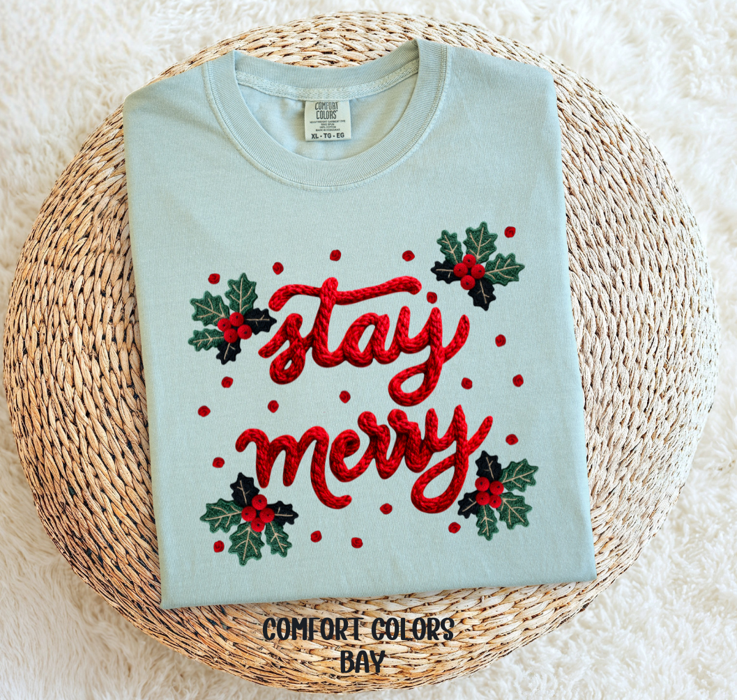 Stay Merry with Yarn Look