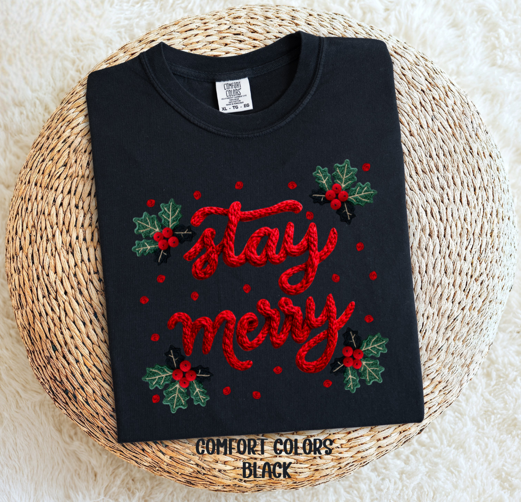 Stay Merry with Yarn Look