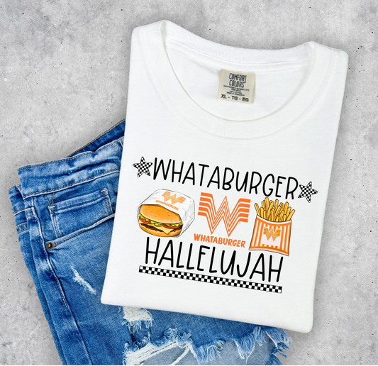 Whataburger Hallelujah Printed Tee