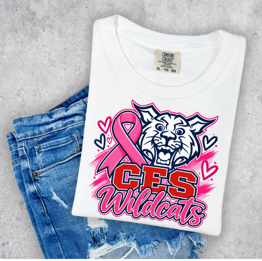 Wildcats Pink Out Printed Shirt (2 design options)
